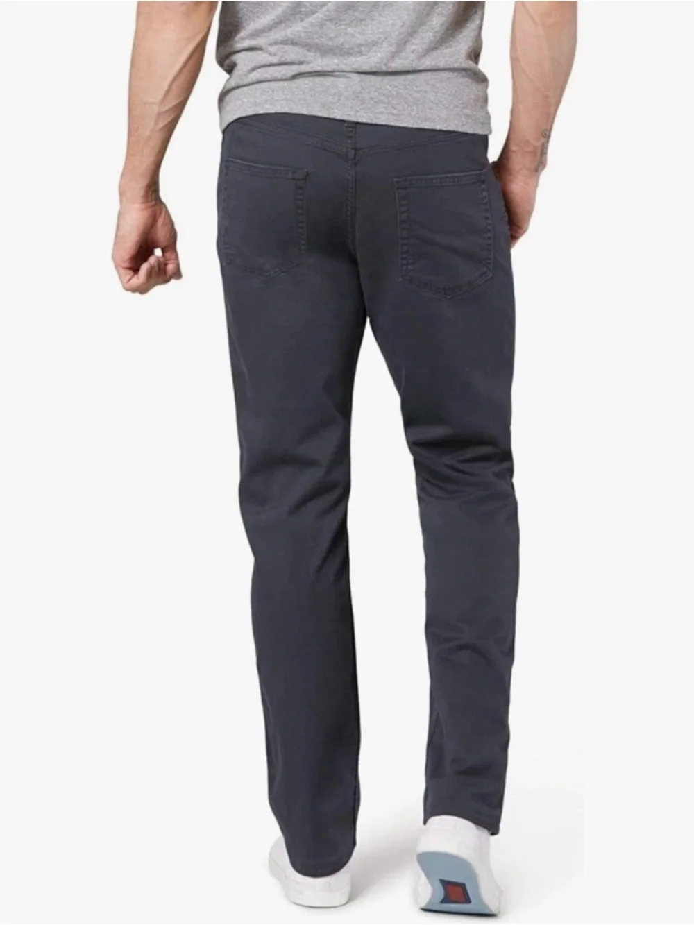 Dockers Mens Pants Go Jean Cut Straight Fit Security Pocket Gray Size 52x32